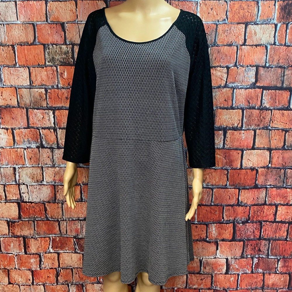 Tempted Black Lace Raglan‎ Sleeve Dress